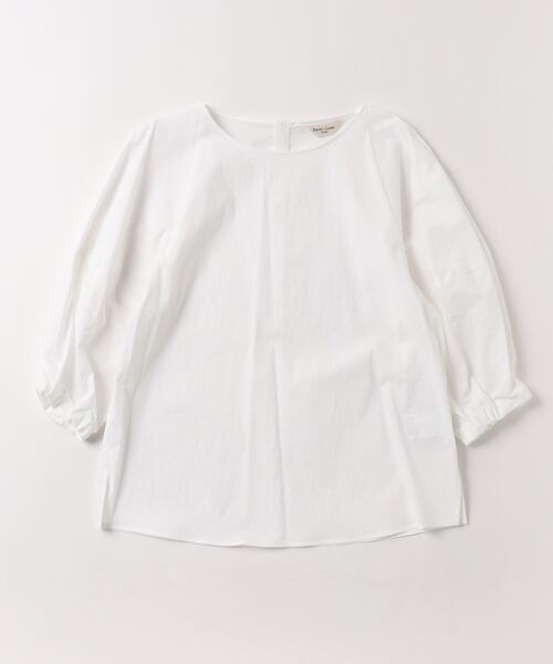 「Demi-Luxe BEAMS」 半袖ブラウス 36 ホワイト レディース