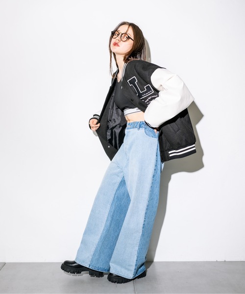 OLIVE des OLIVE（オリーブデオリーブ） スタジャン FREE ピンク