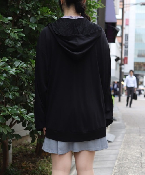 axes femme パーカー UVカットジップパーカー レディース