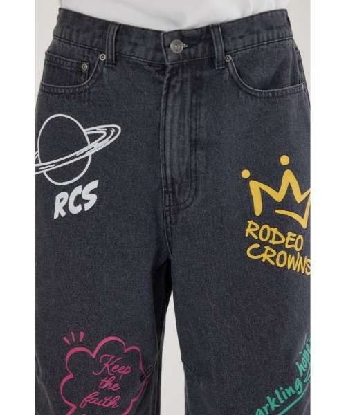 RODEO CROWNS - ロンT&パンツセット　ロデオクラウンズ RODEO CROWNS WIDE BOWL（ロデオクラウンズワイドボウル） ハーフ