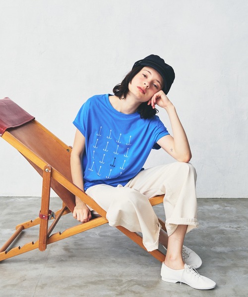 LA MARINE FRANCAISE（マリンフランセーズ） tシャツ 半袖 AnchorT