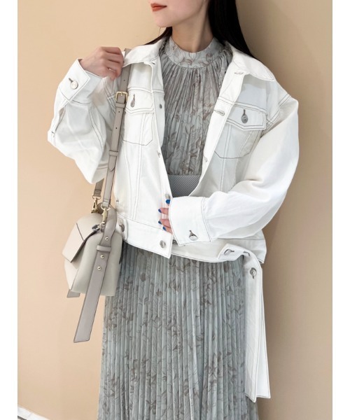 SNIDEL（スナイデル） デニムジャケット ONE SIZE ネイビー レディース