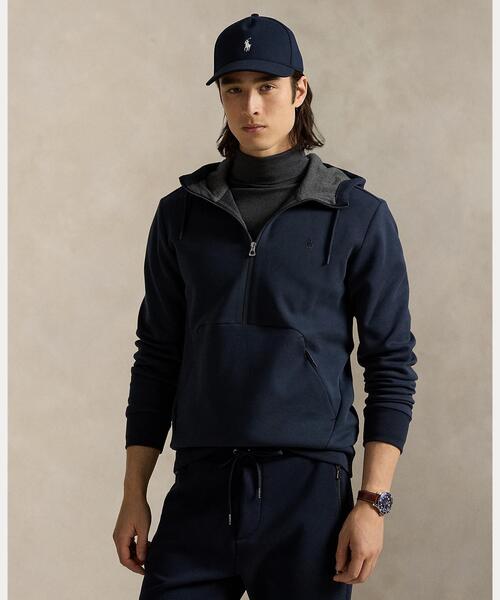 RL ポロ ラルフローレン ダブル ニット フーディー パーカー POLO RALPH LAUREN パーカー ロゴ ダブルニット フーディ メンズ