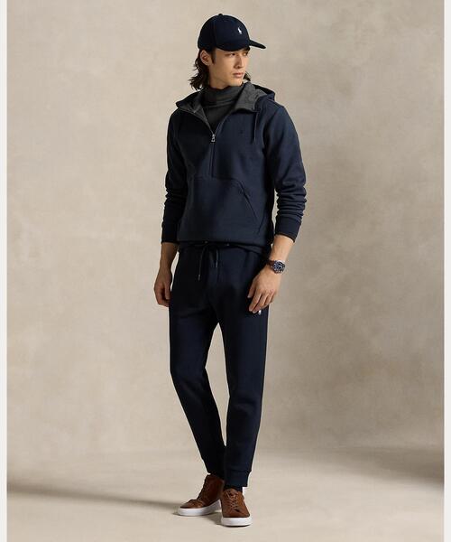 着心地◎【Ralph Lauren】ロゴ ダブルニット フーディ パーカー POLO RALPH LAUREN パーカー ロゴ ダブルニット フーディ メンズ