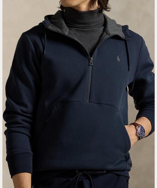 着心地◎【Ralph Lauren】ロゴ ダブルニット フーディ パーカー POLO RALPH LAUREN パーカー ロゴ ダブルニット フーディ メンズ