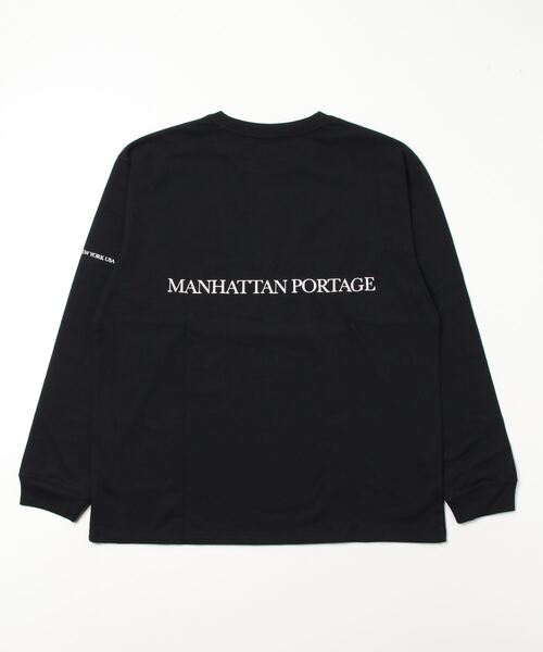 「Manhattan Portage」 長袖Tシャツ MEDIUM ホワイト メンズ