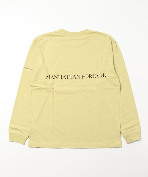 「Manhattan Portage」 長袖Tシャツ MEDIUM ホワイト メンズ