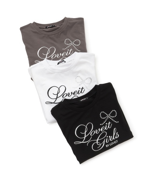 by LOVEiT tシャツ 「WEB限定」キラキラリボンTシャツ キッズ 子供服