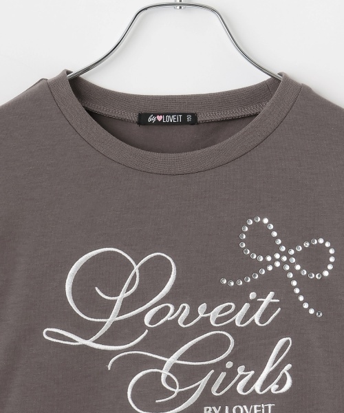 by LOVEiT tシャツ 「WEB限定」キラキラリボンTシャツ キッズ 子供服