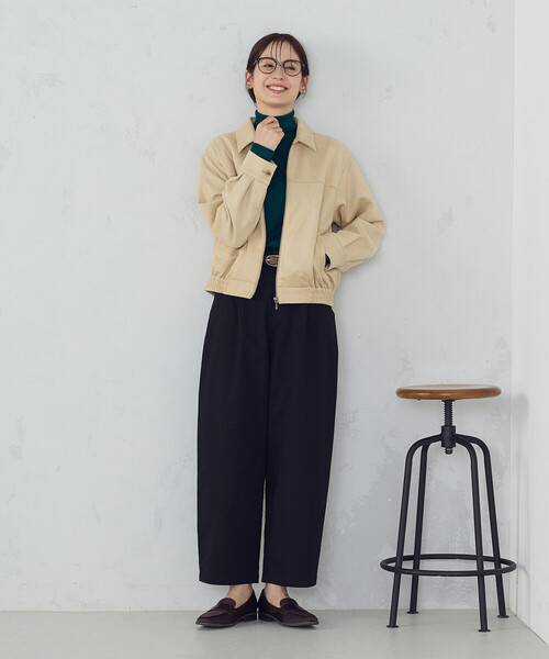 COMME CA ISM（コムサイズム） ブルゾン アウター スエード調 ブルゾン 