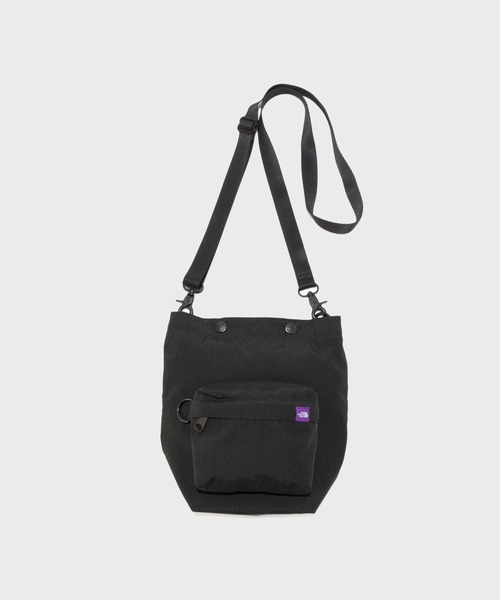 THE NORTH FACE パープルレーベル　レザーブラック ボディバッグ THE NORTH FACE PURPLE LABEL (ザ ノースフェイス パープルレーベル