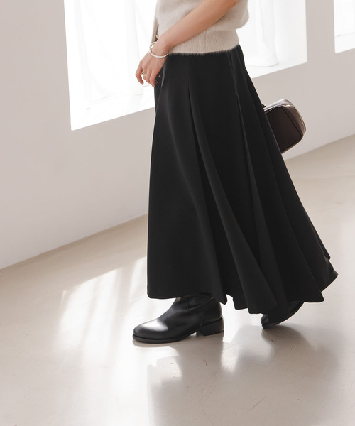 ノーブル　スカート NOBLE（ノーブル） スカート ダブルクロスタックスカート : ZOZOTOWN