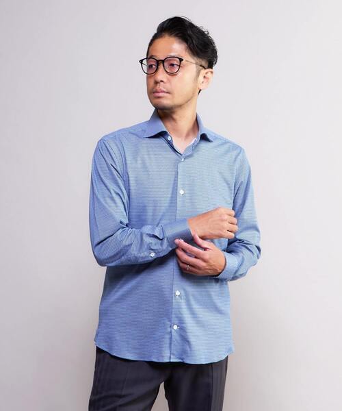 MEN'S MELROSE シャツ HITOYOSHIダブルネーム ｜ プレミアムコットン