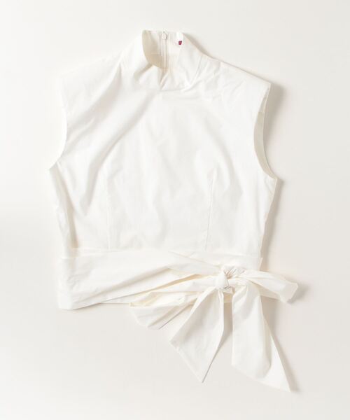 mikomori（ミコモリ） ブラウス シャツ WAIST RIBBON BLOUSE 