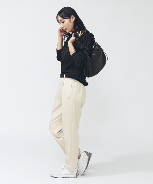 New Balance ホワイトセーター S New Balance（ニューバランス） ニット セーター レディース