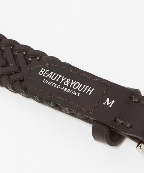 BEAUTY＆YOUTH UNITED ARROWS ベルト レザー メッシュ ベルト 25mm