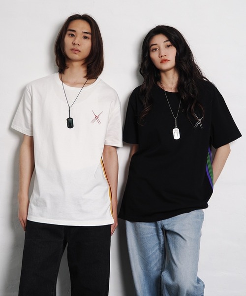 tシャツ RADIO EVA A302 EVANGELION Jacquard T-Shirt メンズの画像