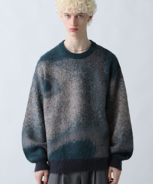 HARE（ハレ） セーター ニット モヘアガラニットプルオーバー(HARE