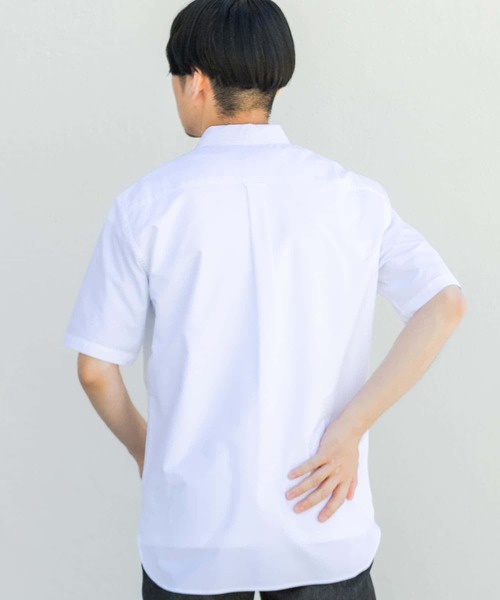 「URBAN RESEARCH ROSSO MEN」 半袖シャツ X-LARGE ネイビー メンズ_画像4