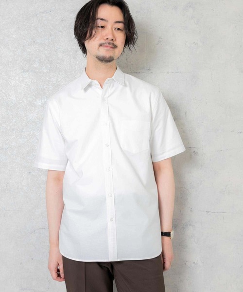 「URBAN RESEARCH ROSSO MEN」 半袖シャツ X-LARGE ネイビー メンズ_画像6
