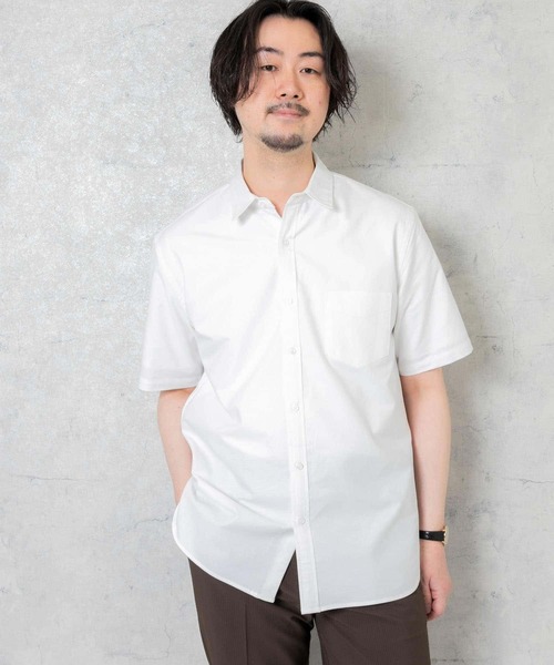 「URBAN RESEARCH ROSSO MEN」 半袖シャツ X-LARGE ネイビー メンズ_画像7