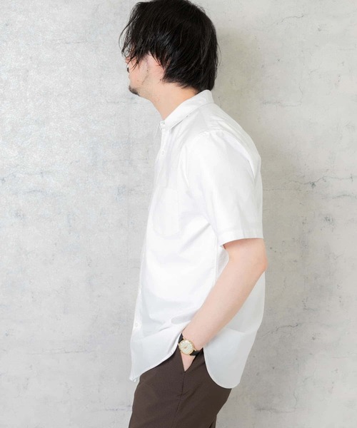「URBAN RESEARCH ROSSO MEN」 半袖シャツ X-LARGE ネイビー メンズ_画像8