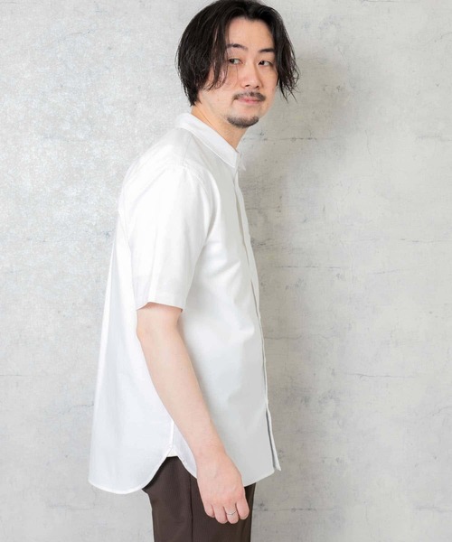 「URBAN RESEARCH ROSSO MEN」 半袖シャツ X-LARGE ネイビー メンズ_画像9