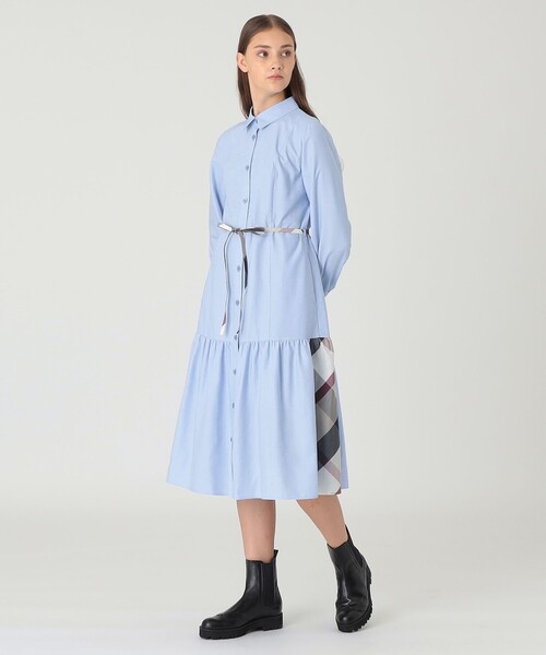 BLUELABELCRESTBRIDGE　ワンピース 楽天市場】【SALE／15%OFF】コンビカットワンピース CB CRESTBRIDGE