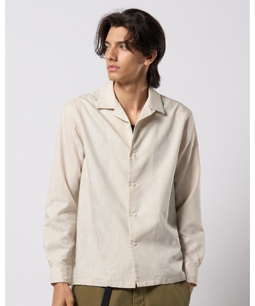 wjk シャツ jacquard open collar shirt メンズ : ZOZOTOWN Yahoo!店