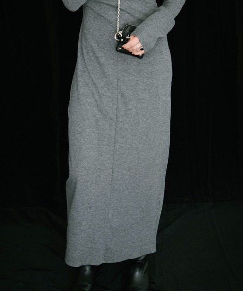 ワンピース ロングスリーブバックカットデザインワンピース | HANNE | 20