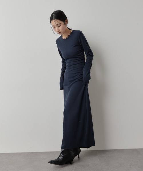 ワンピース ロングスリーブバックカットデザインワンピース | HANNE | 10