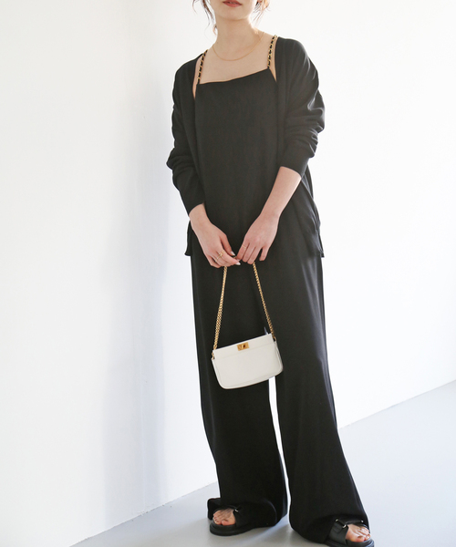 【新品未使用】deuxieme classe ニットカーディガン Deuxieme Classe（ドゥーズィエムクラス） ニットカーディガン FREE