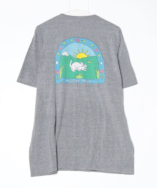 「RIPNDIP」 半袖Tシャツ X-LARGE グレー レディース_画像2