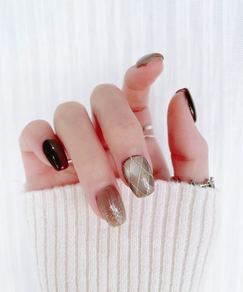 KONVINI（コンビニ） ネイルチップ ネイルシール 「not a nail」水光