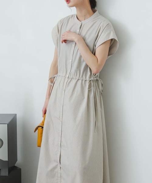 「SENSE OF PLACE by URBAN RESEARCH」 半袖ワンピース ONE ブラック レディース_画像9