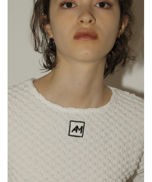 「AMAIL」 半袖カットソー FREE ブラック レディース_画像4