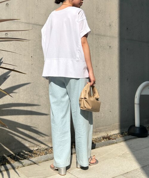 「Jena espace merveilleux」 半袖Tシャツ FREE オフホワイト レディース_画像4