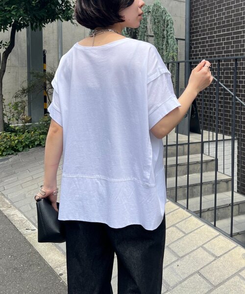 「Jena espace merveilleux」 半袖Tシャツ FREE オフホワイト レディース_画像9