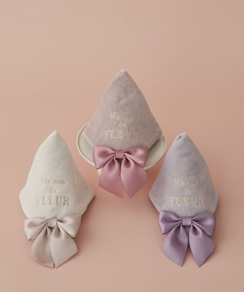 Maison de FLEUR（メゾンドフルール） ハンカチ ビッグリボンタオル