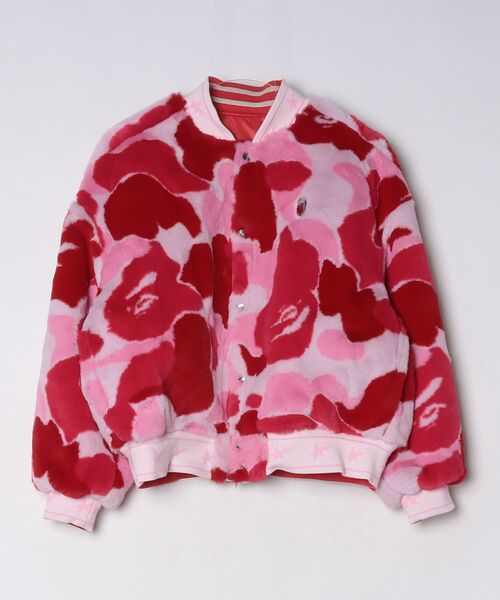 A BATHING APE（アベイシングエイプ） スタジャン ABC CAMO MULTI LOGO