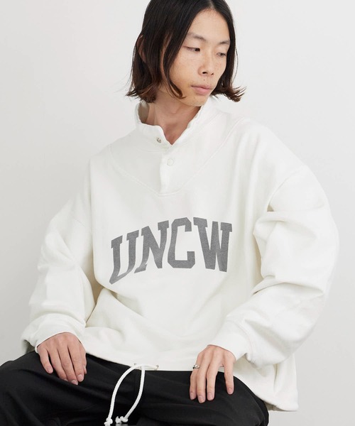 REMI RELIEF（レミ レリーフ） トレーナー スウェット UNCW SP加工
