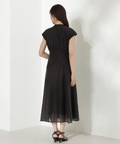 「PROPORTION BODY DRESSING」 半袖ワンピース SMALL オフホワイト レディース_画像7