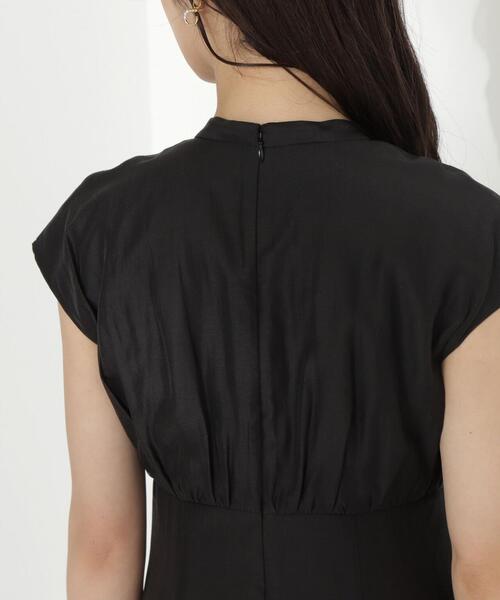 「PROPORTION BODY DRESSING」 半袖ワンピース SMALL オフホワイト レディース_画像9