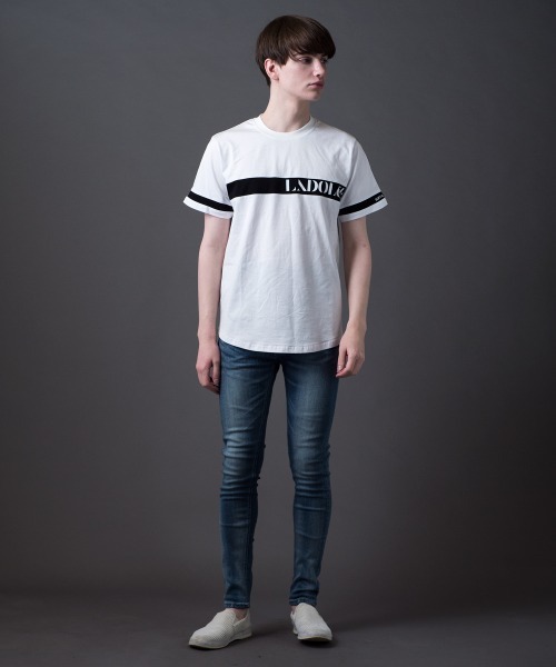 「BUFFALO BOBS」 半袖Tシャツ 3-4 ホワイト メンズ_画像4