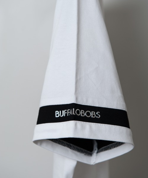 「BUFFALO BOBS」 半袖Tシャツ 3-4 ホワイト メンズ_画像9