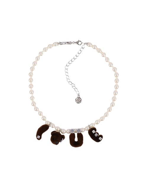YVMIN（イヴミン） ネックレス LOVE BEAR PEARL NECKLACE メンズ