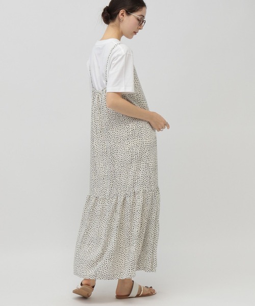 「saloon」 キャミソールワンピース FREE ブラック レディース_画像3