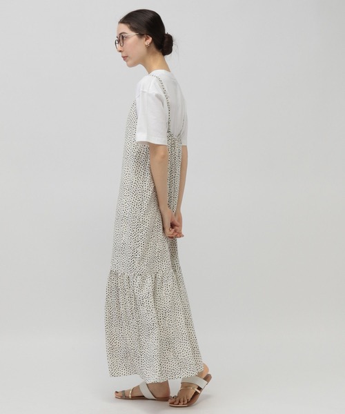 「saloon」 キャミソールワンピース FREE ブラック レディース_画像4