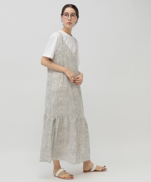 「saloon」 キャミソールワンピース FREE ブラック レディース_画像5