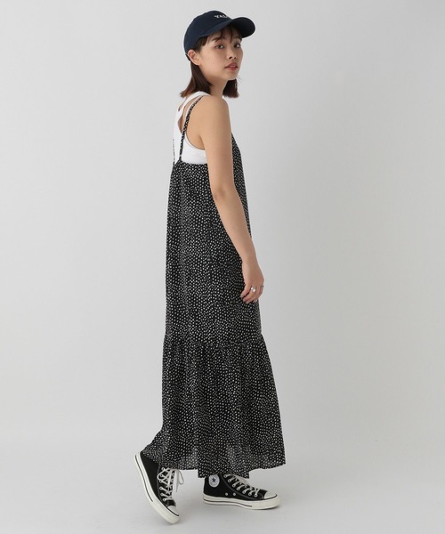 「saloon」 キャミソールワンピース FREE ブラック レディース_画像8